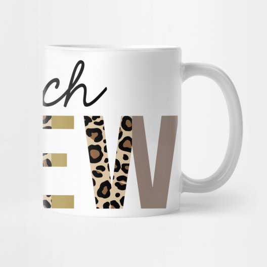 Lunch crew Leopard Print Funny by HeroGifts